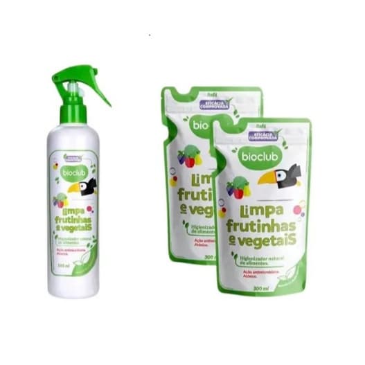 COMBO LIMPA FRUTINHAS E VEGETAIS BIOCLUB