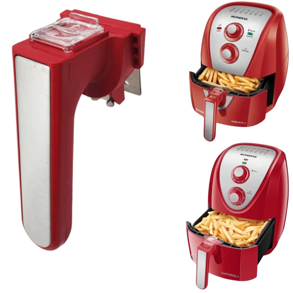 Puxador Alça Air Fryer Mondial AFN40/AFN50-RI Vermelho
