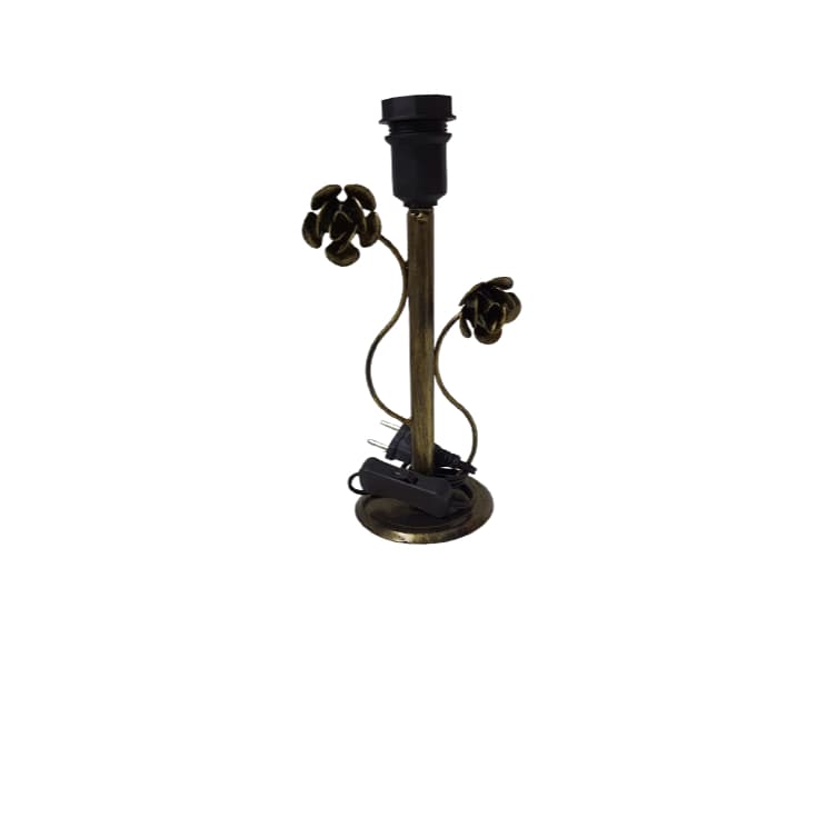 Abajur luminária Mesa Criado Quarto Sala Pequeno flor