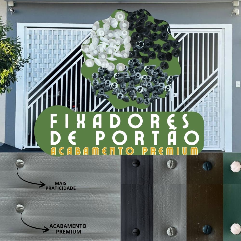 Fixadores para Protetor de Portão