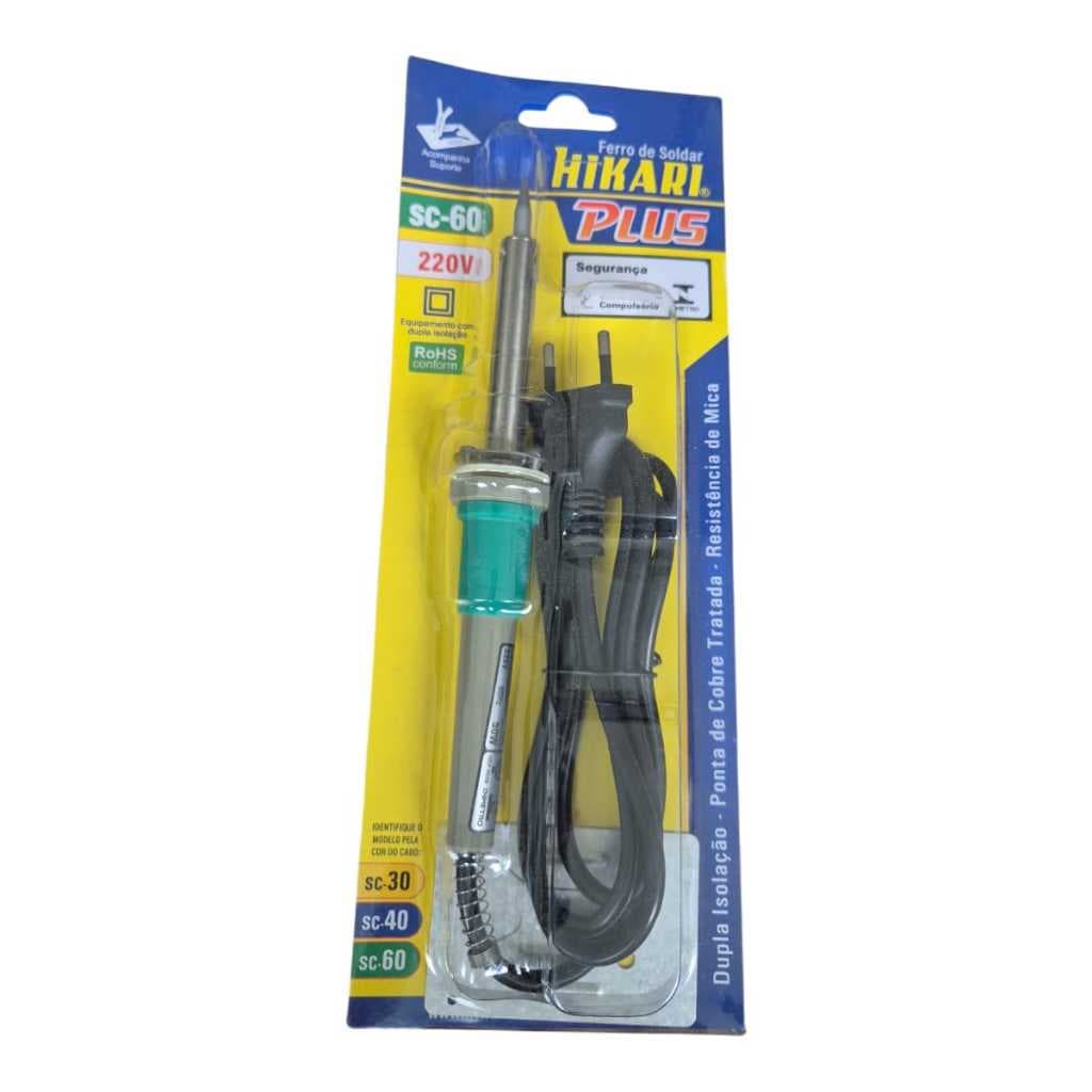 Ferro de solda 50w 220v Hikari Plus Sc-60