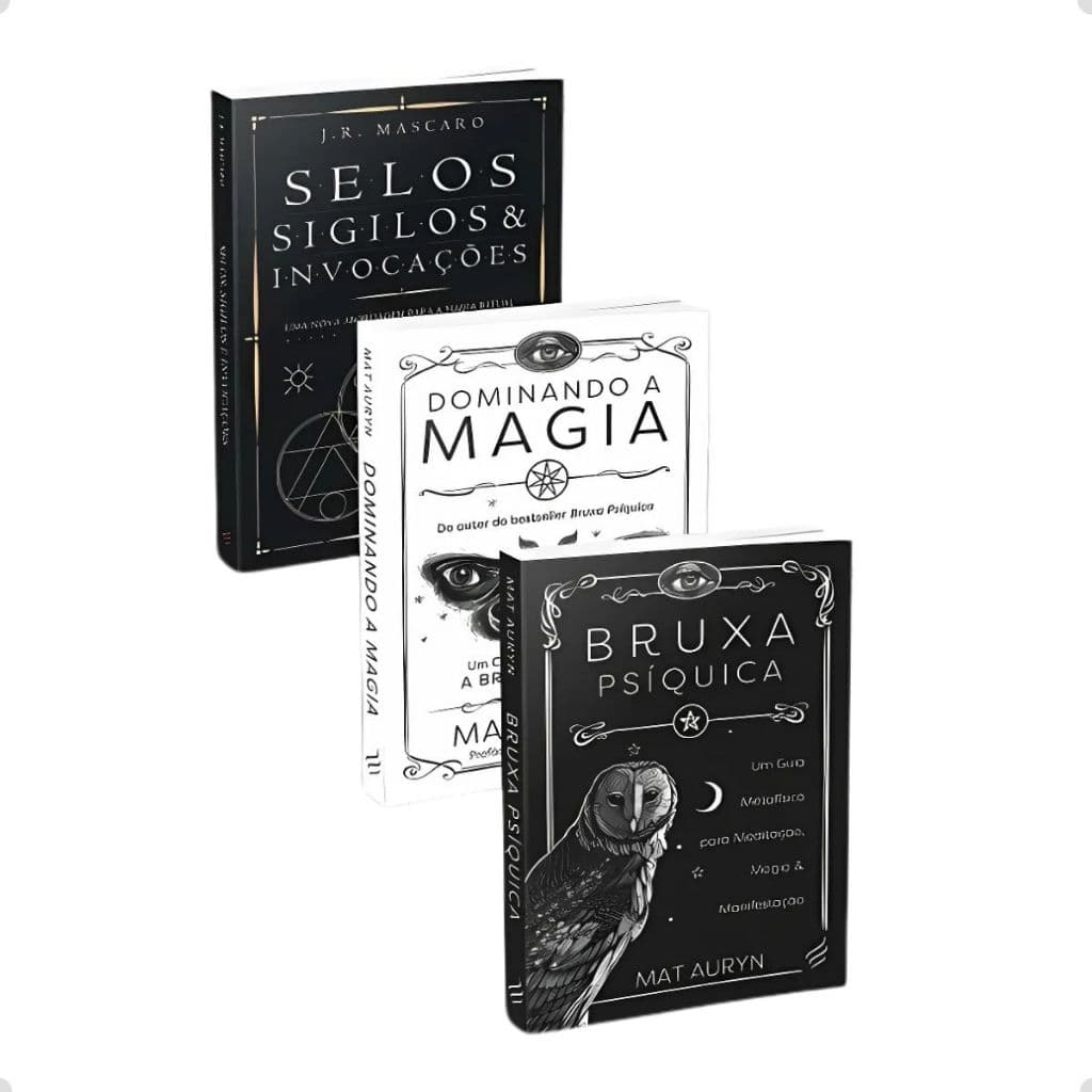 COMBO Selos, Sigilos e Invocações + Dominando a magia + Bruxa Psíquica