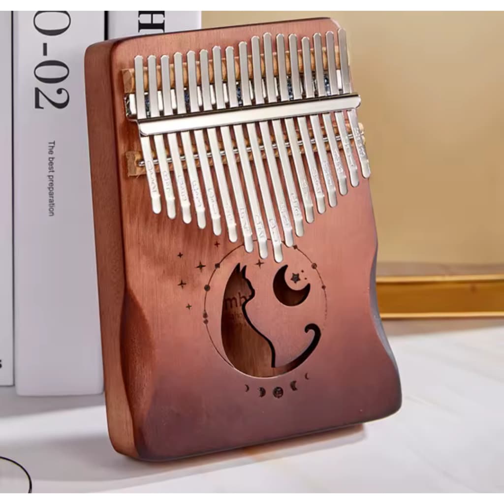KALIMBA 17 CHAVES PIANO DE DEDO ACÚSTICO KIT COMPLETO
