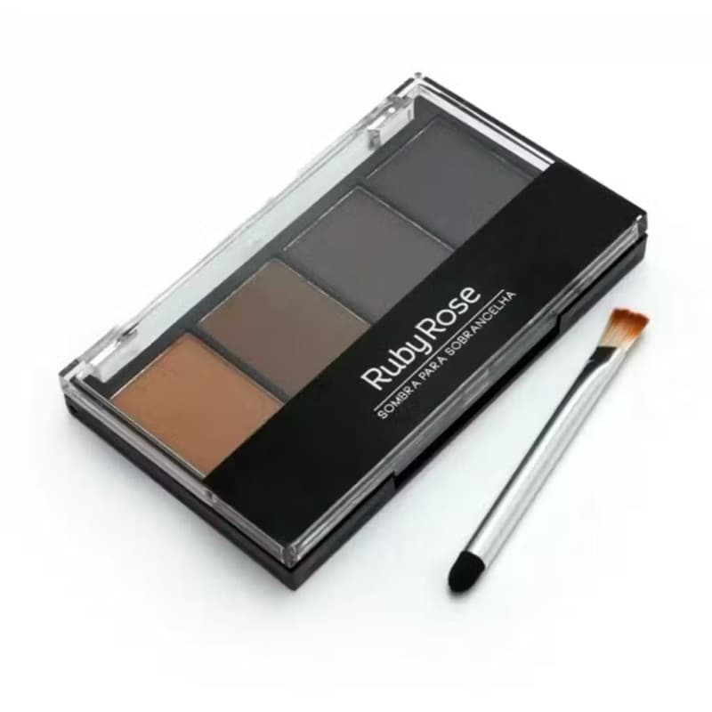 Paleta De Sombra Para Sobrancelha Ruby Rose - Trio De Sombra