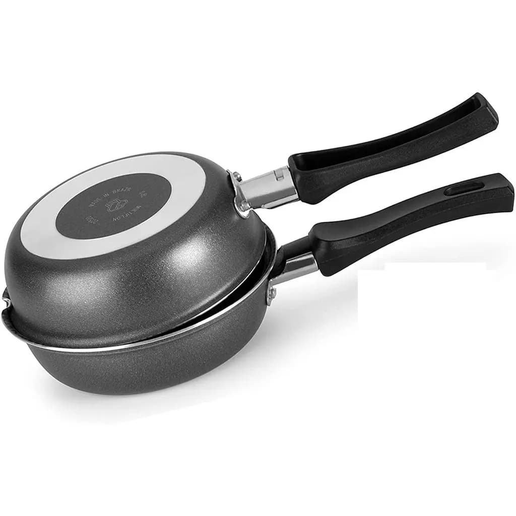 Frigideira Omeleteira Alegrete N18 Cinza Antiaderente