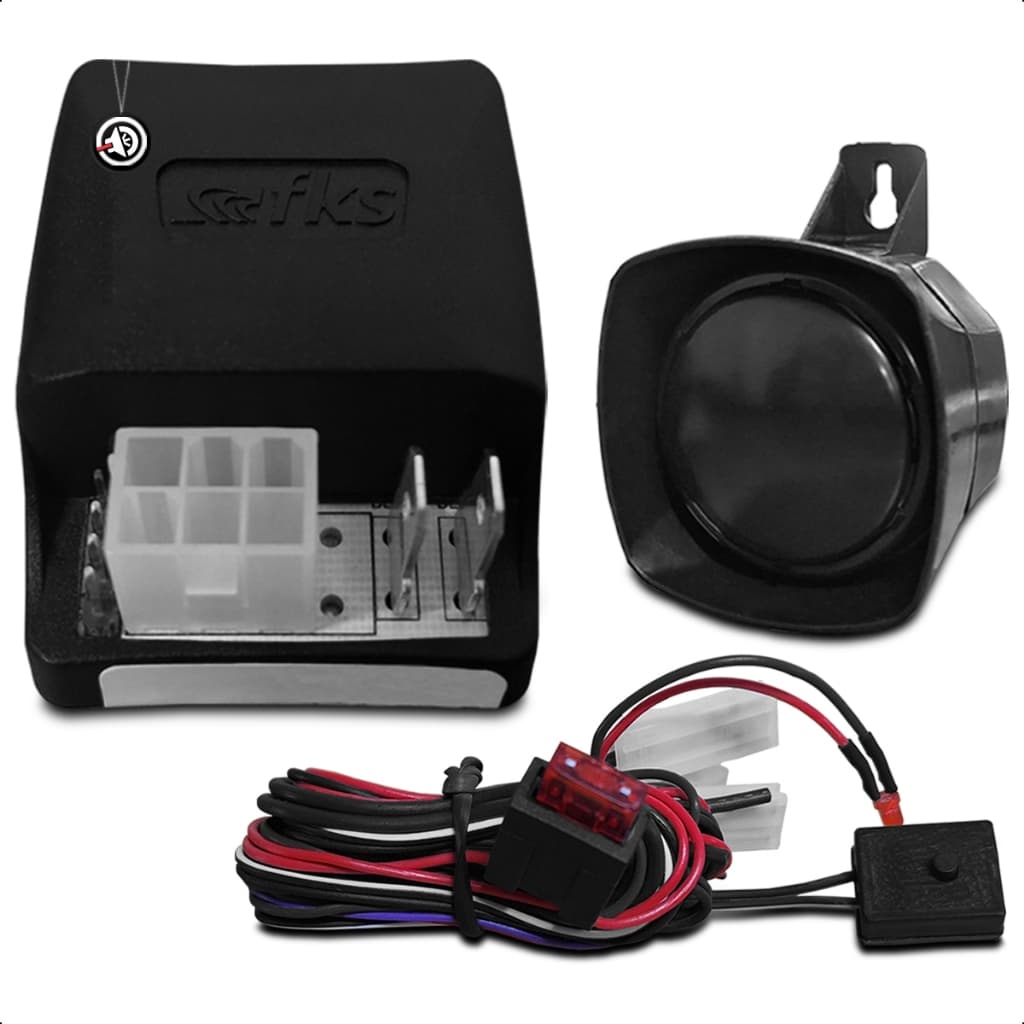 bloqueador veicular automotivo antifurto e corta corrente MAF 112 TC universal e sirene dedicada 12v