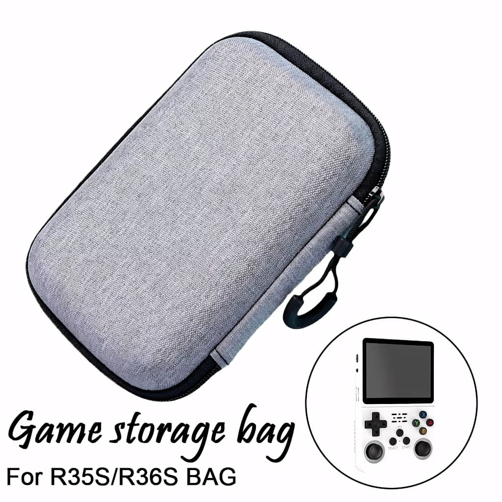 Case Protetora Portátil R36S/R35S de Armazenamento à Prova de Choque Para Console de Malha