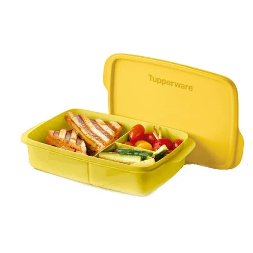 Tupperware Basic Line com Divisórias 1 litro Marmita