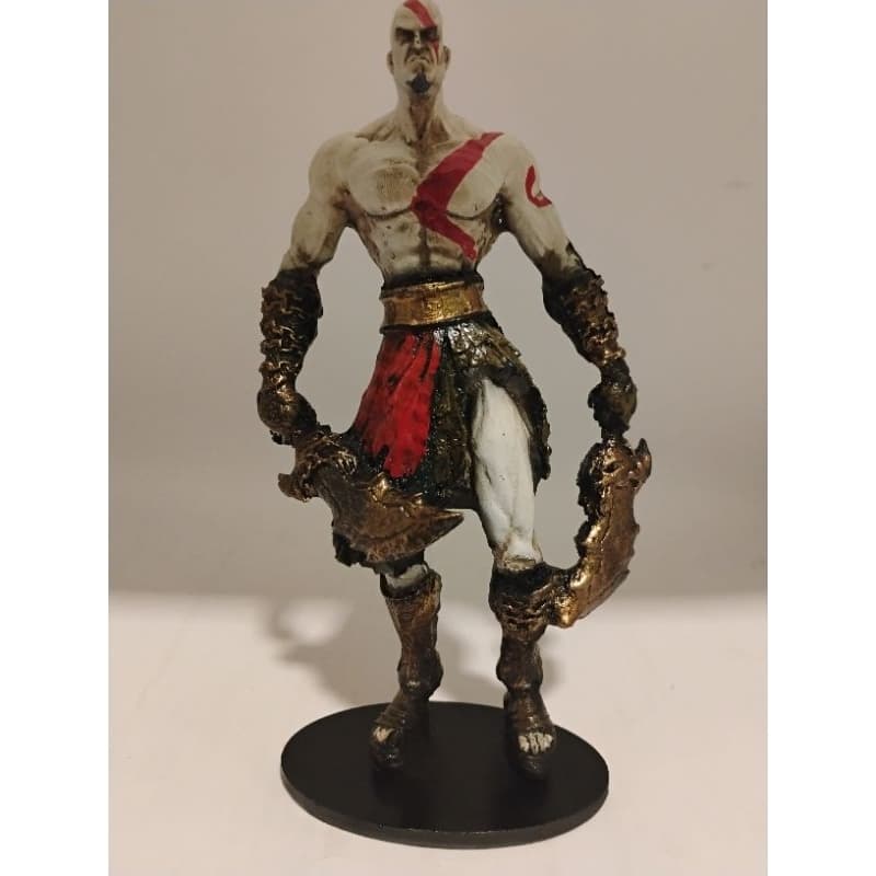 Boneco Kratos God of War em resina