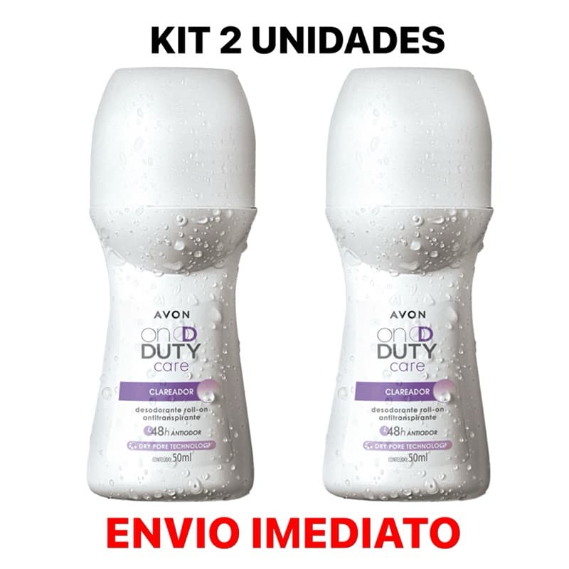 Kit com 2 Unidades - Desodorante Roll-On Clareador
