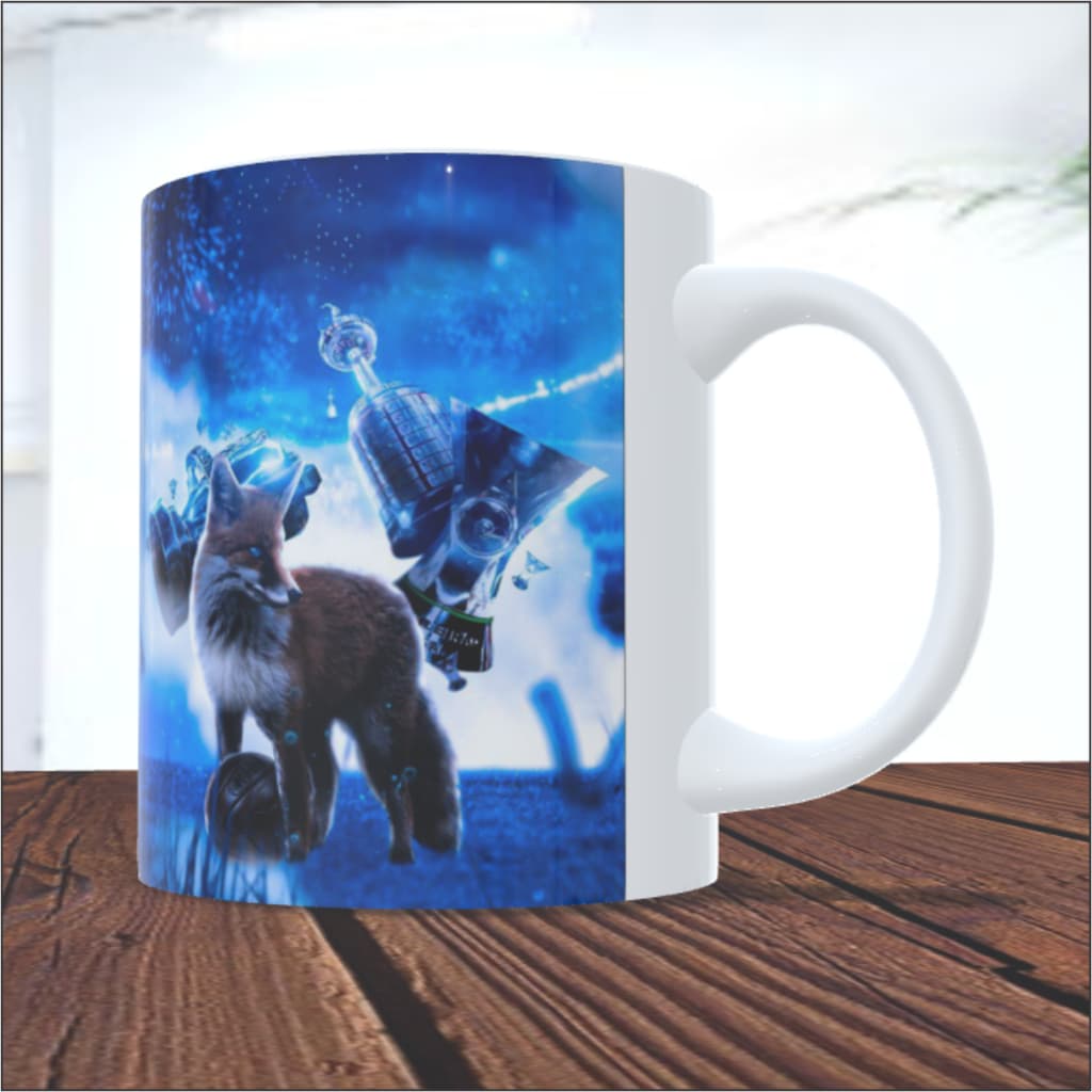 Caneca de Porcelana Personalizada Cruzeiro 325ml - Surpreenda um torcedor com estilo!