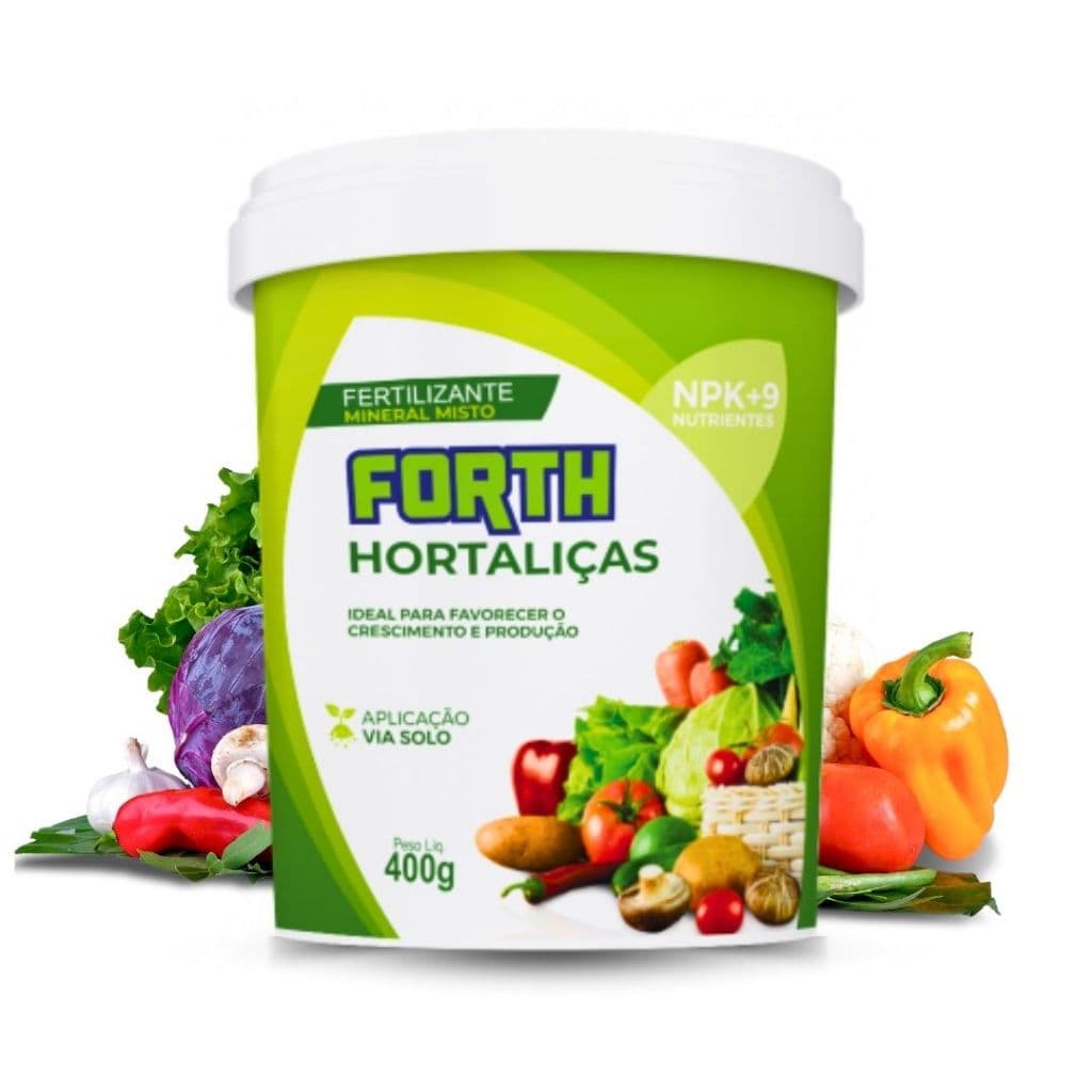Adubo Hortaliças Crescimento Rápido e Forte