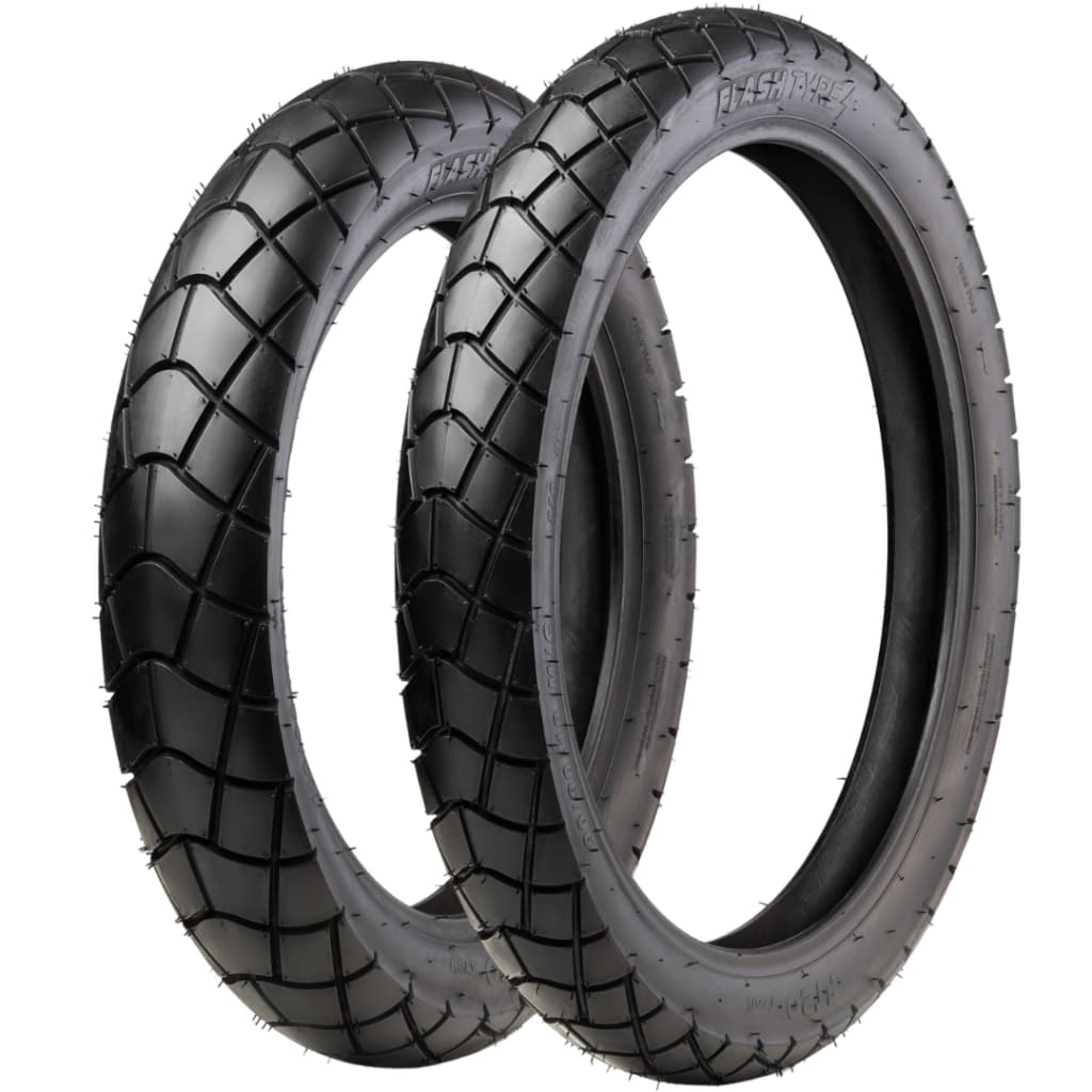 Par Pneu 4.10-18 + 90/90-21 Novos Flash Tyre Tornado Xre300 Lander