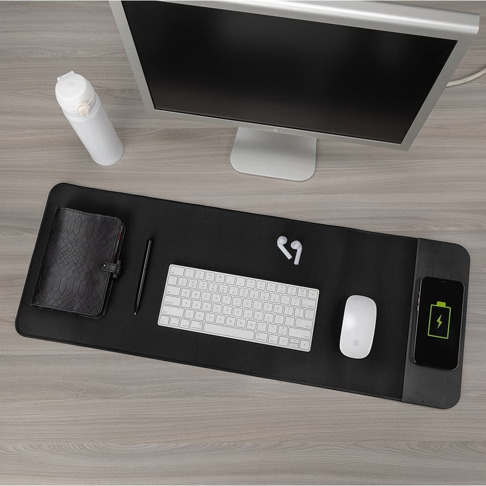 Desk Pad Carregador por Indução Wireless com USB