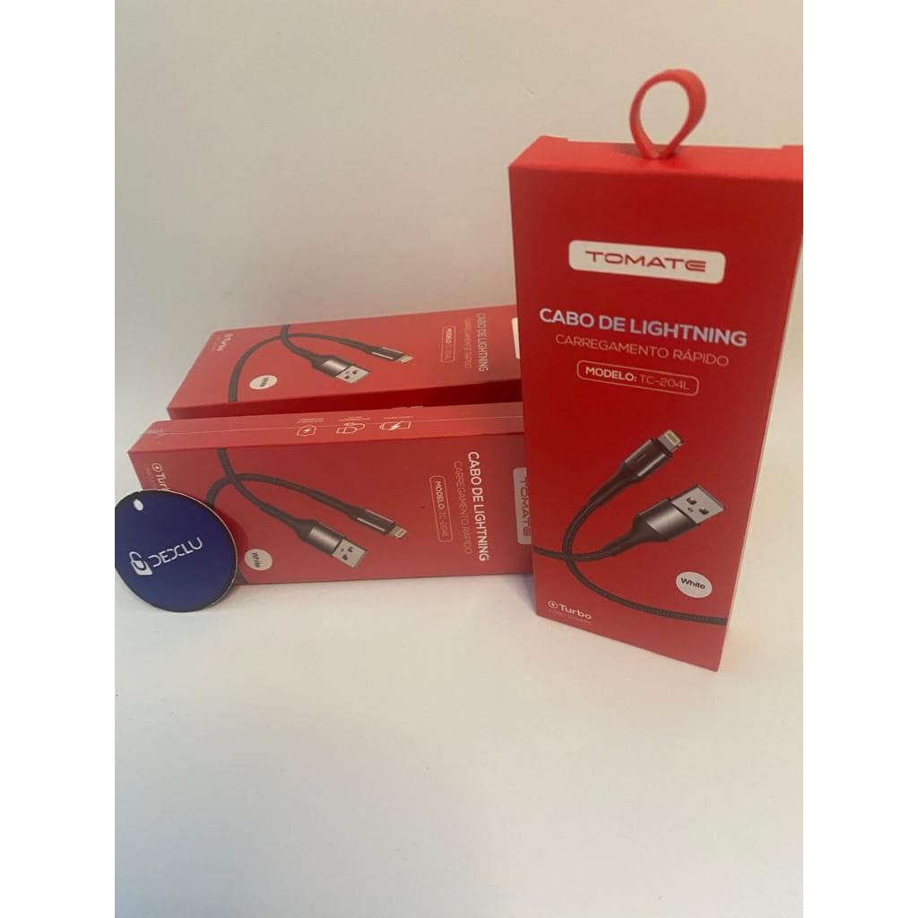 O Cabo Lightning TC-204L, para iPhones , iPads e iPods