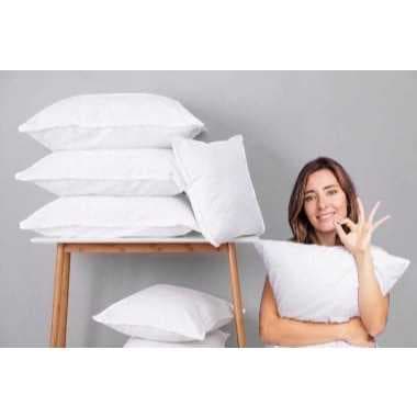 Kit 4 Enchimento Almofada Refil 45x45 Fibra Mista Têxtil Decorativa Refil Decoração Casa Casa e Conforto Decoração Lar
