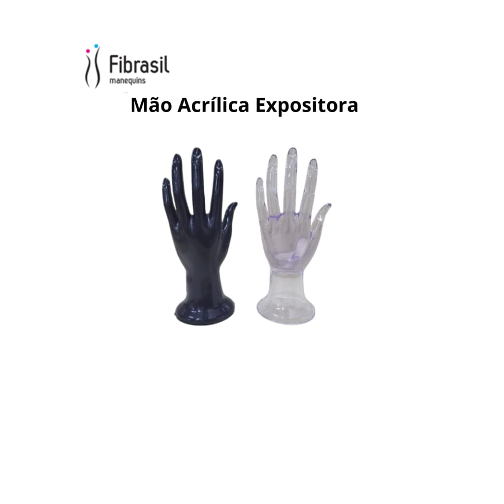 Mão Expositora de Acrílica