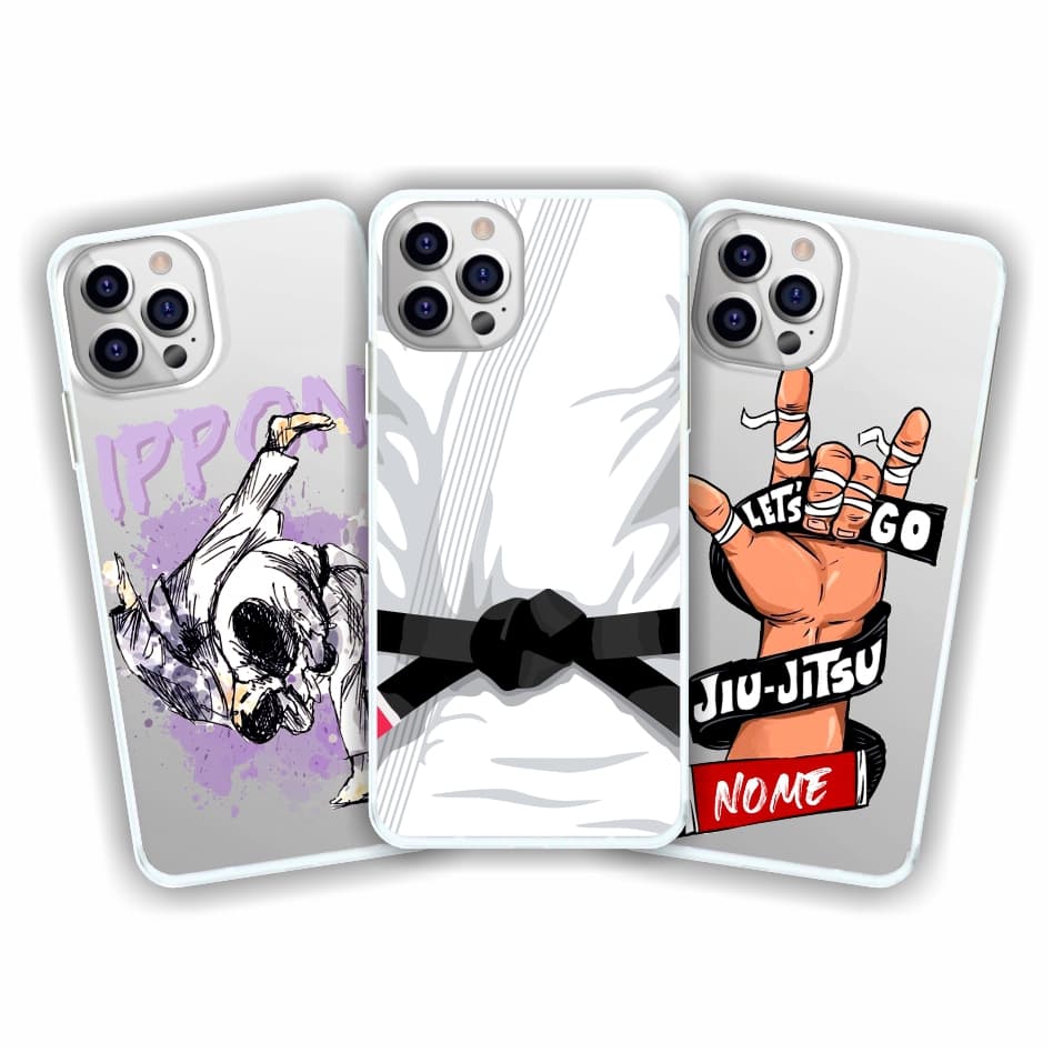 Capa de celular Judo Brazilian capa personalizada Jiu-Jitsu Luta Kimono Ippon capinha
