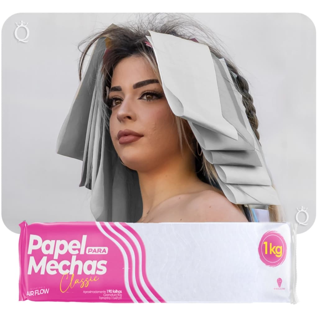 Papel para Mechas Classic Reutilizável 1kg Ecológico