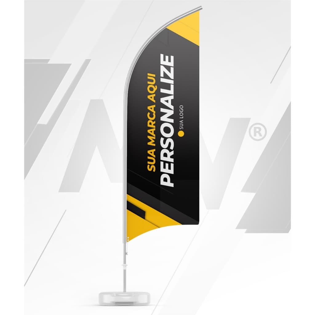 Wind Banner Personalizado Somente Tecido 2m Dupla Face (LEIA A DESCRIÇÃO)