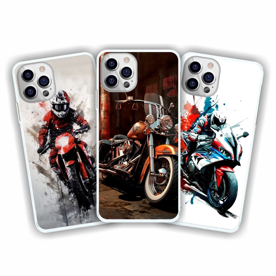 Capa de celular Moto capa personalizada Motos Velocidade Motocross Corrida capinha