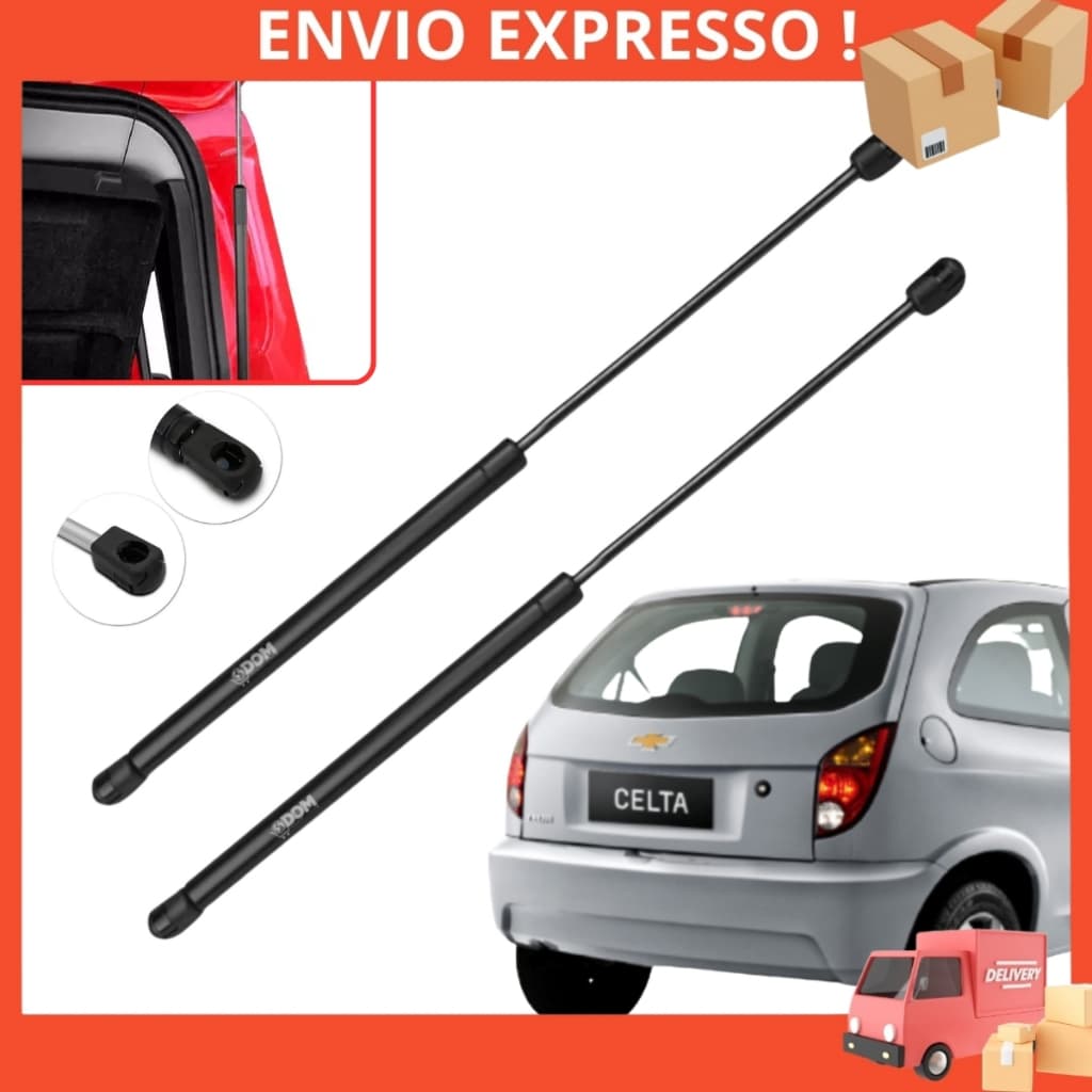 Amortecedor Porta Malas Pistão Tampa Traseira Chevrolet Corsa e Celta 2000 a 2015