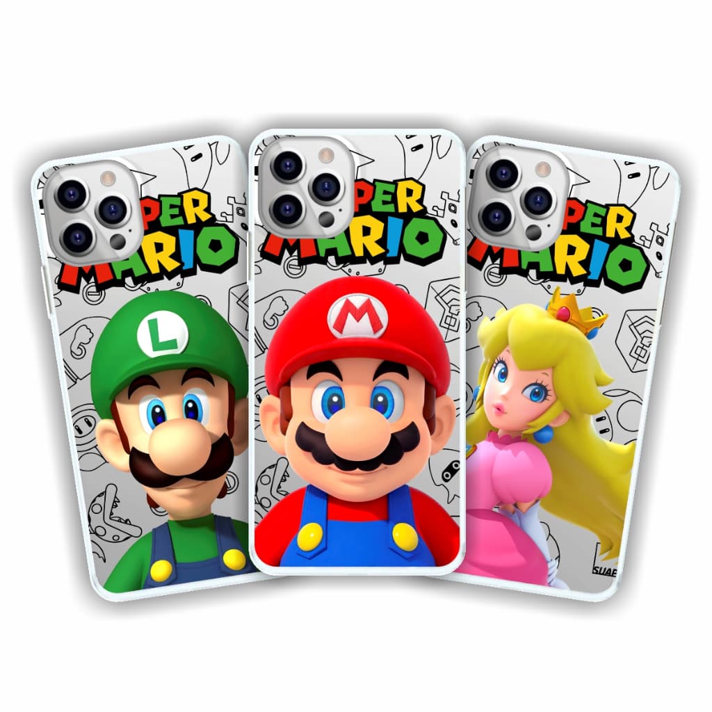 Capa de celular Super Mario capa personalizada Luigi Peach Bowser video Game capinha