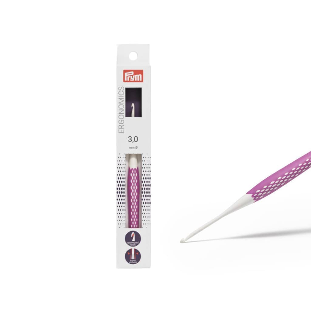 Agulha de Crochê 3.00mm Prym Ergonomics Super premium