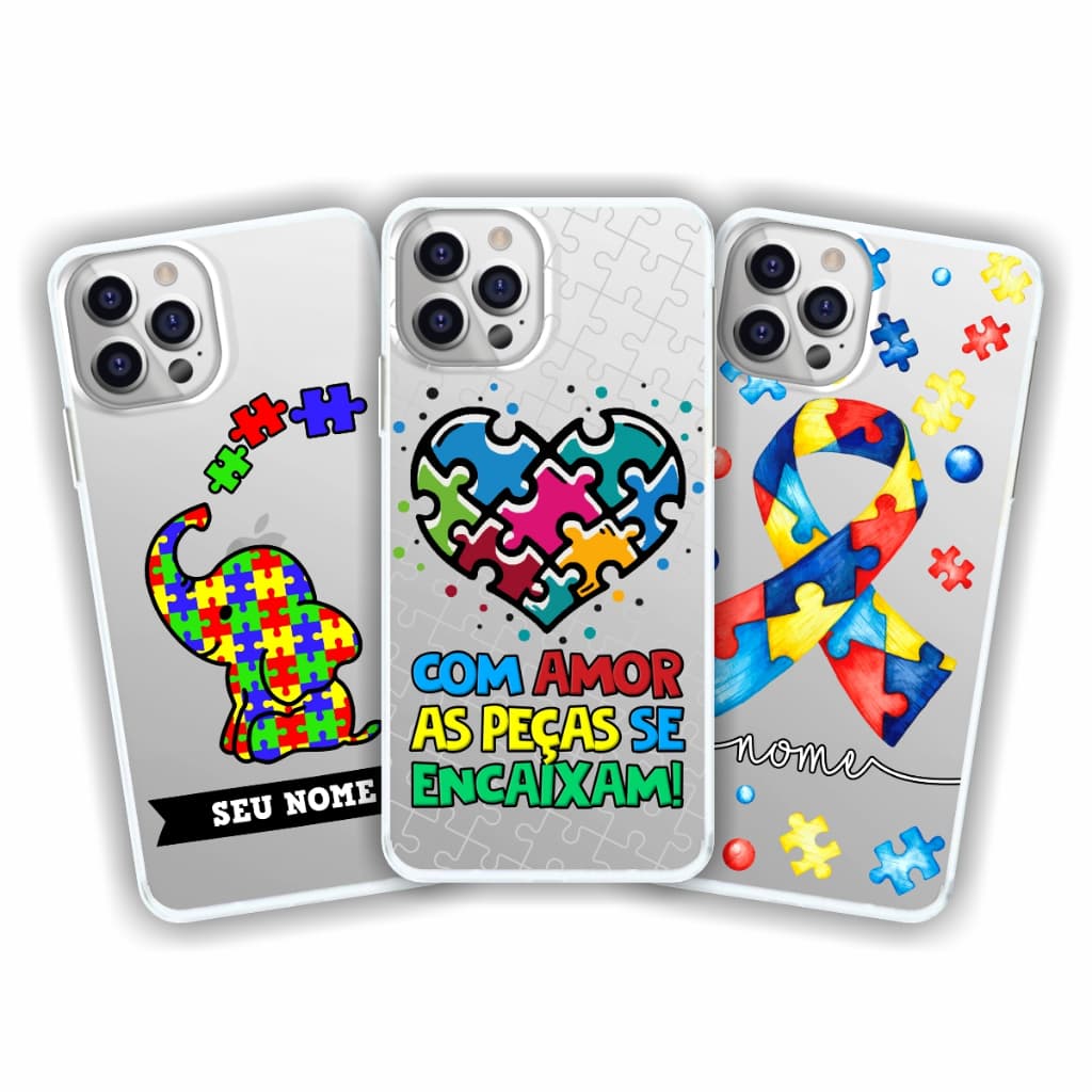 Capa de celular Autismo capa personalizada - Transtorno do Espectro Autista TEA capinha