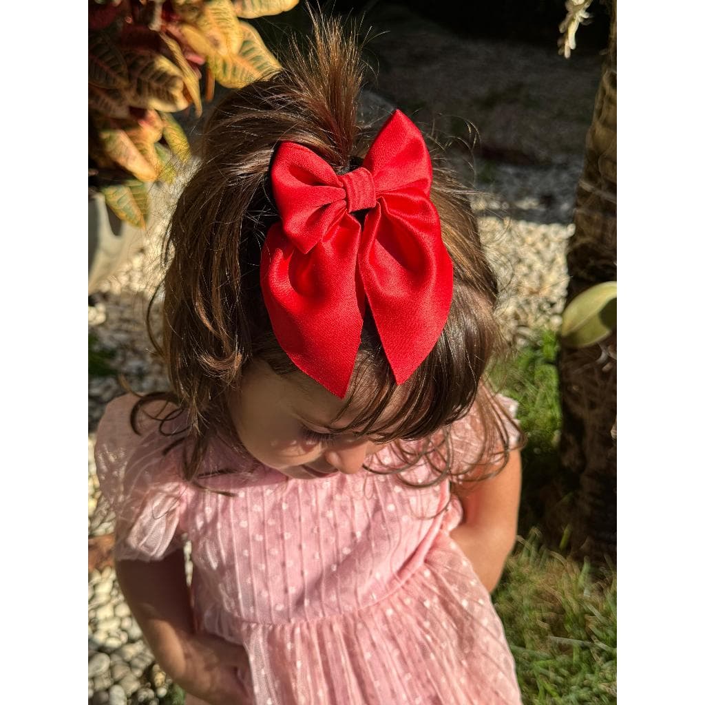 Kit 3 Laços Para Cabelo Infantil Bico De Pato Elegante