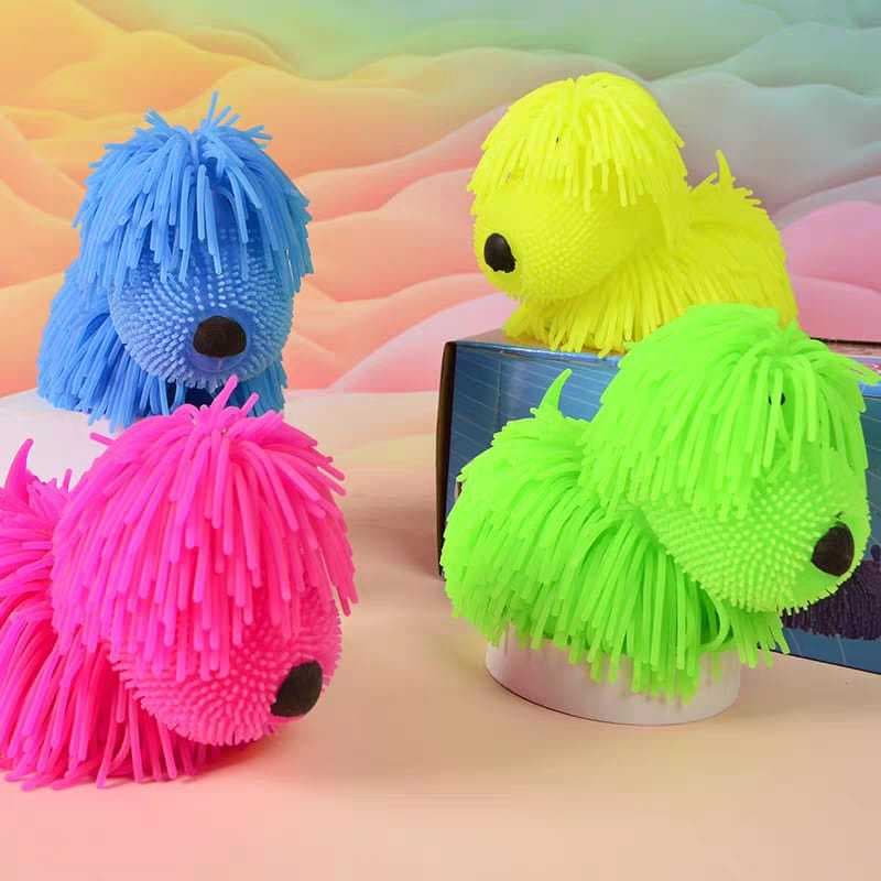 2 - Unidades Cachorro Gato Squish Anti estresse Brilhante