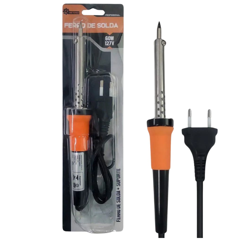 Ferro De Solda Profissional 60w 127v Com Suporte