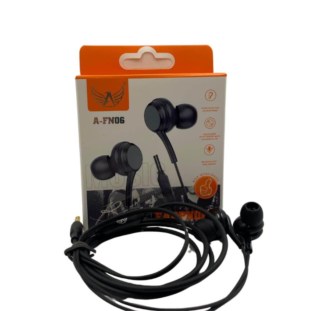 Fone de Ouvido Intra Auricular Com Fio e Microfone Estéreo Altomex