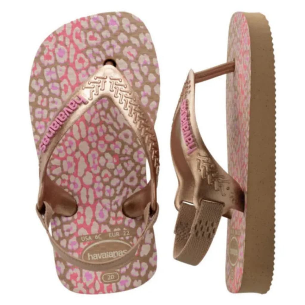 Havaianas Baby Ariel Princesa Minnie Rosa Pink Disney Sereia Ruiva Original Elástico Chinelo Criança