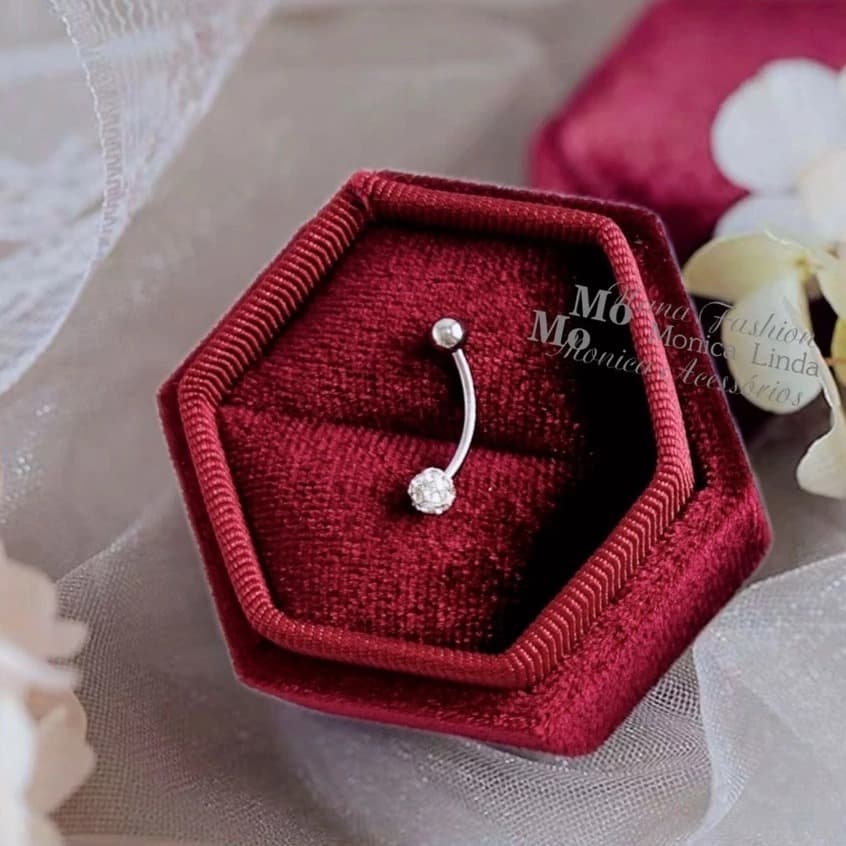1Kit com 12 Piercing Piercing Ponto de Luz Brilho Labret Orelha /tragus / lábio / boca Prata/Dourado de Aço Cirúrgico co