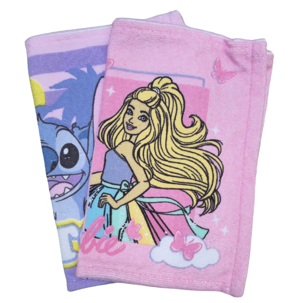 Kit 2 Toalha Toalinhas Lancheira Infantil Mão Boca Escolar