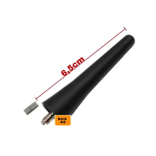 Mini Haste Antena 6,5cm Celta Montana Agile Prisma Cruze Corsa