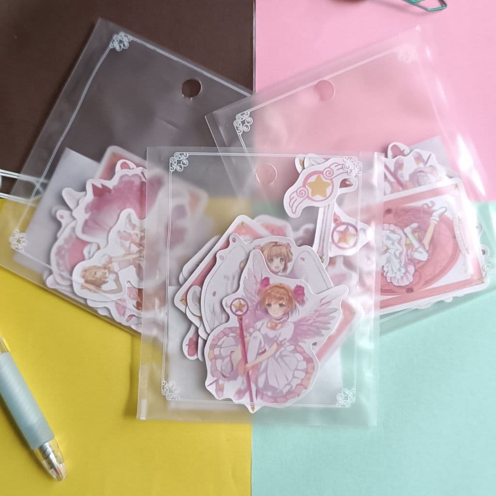 Kit  de adesivos Sakura C. C e Fancy Surprise\ Manamoko