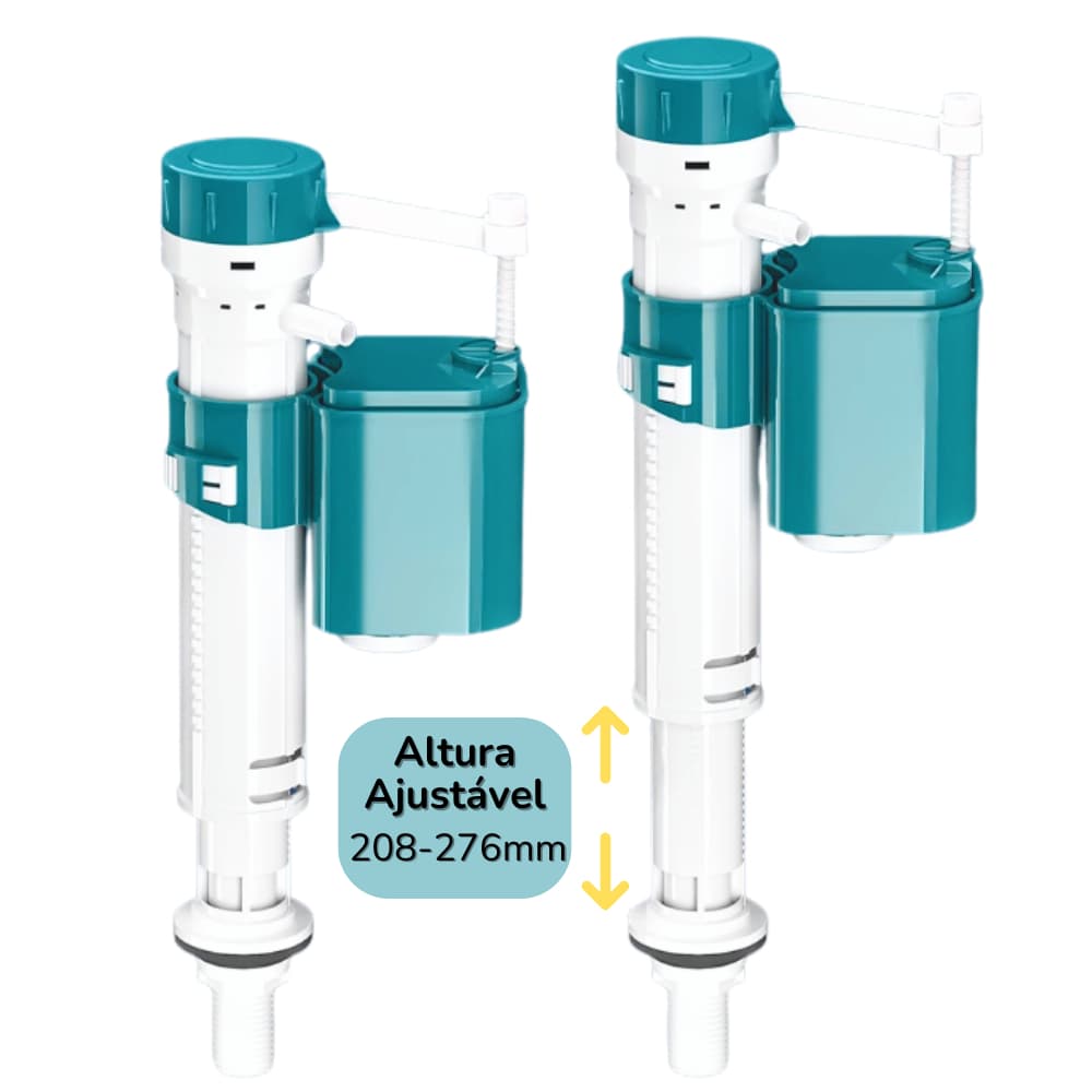 Reparo torre Mecanismo de entrada universal com boia para caixa acoplada Universal