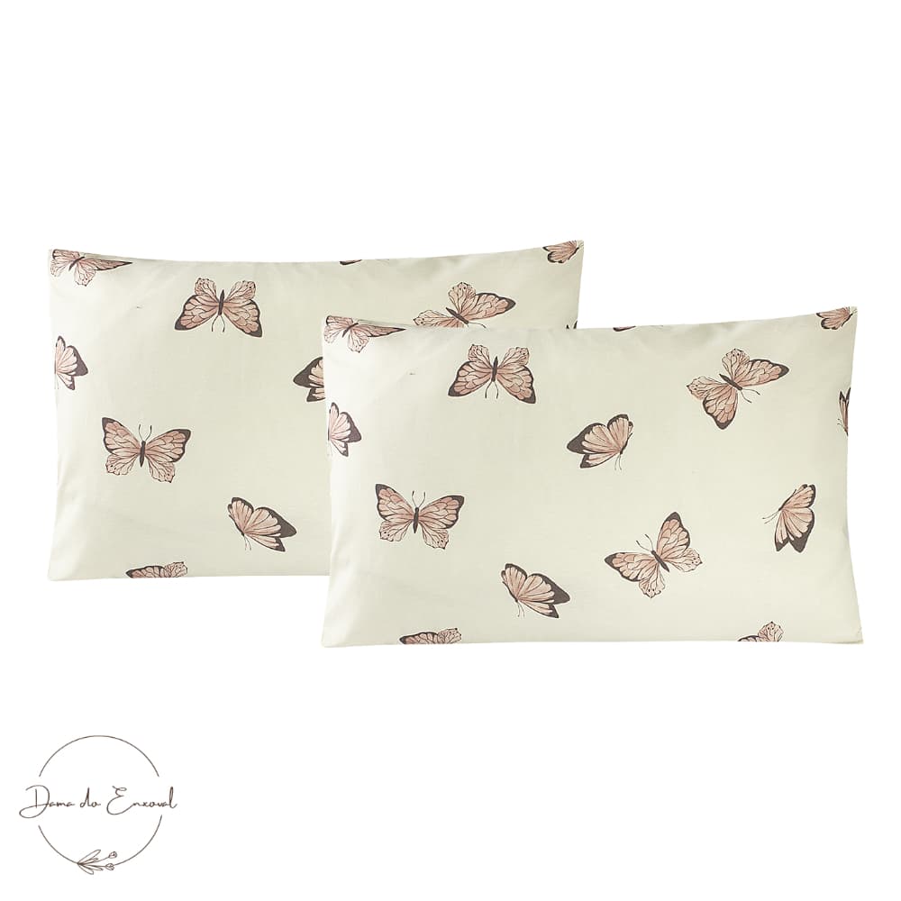 Kit Fronhas para Travesseiros 2 peças 50cm x 70cm Decoração Cama