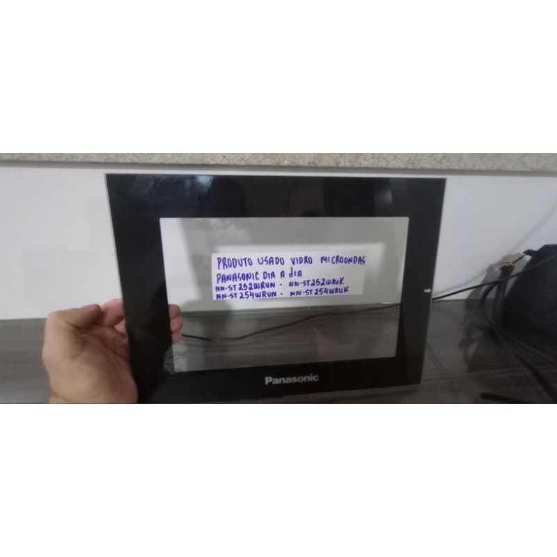 Vidro para Porta Microondas Panasonic Dia a dia NN-ST254WRUN NN-ST254WRUK (LER DESCRIÇÃO)