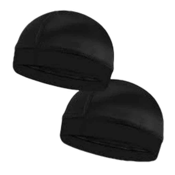 Kit 2 Touca Nero Touca De Compressão Wavecap Waves Caps  Para Penteados