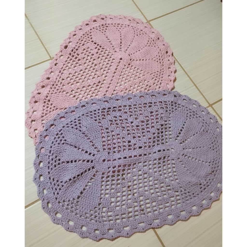 Tapete de crochê - Tapete Barato - Tapete Cléo - Oferta