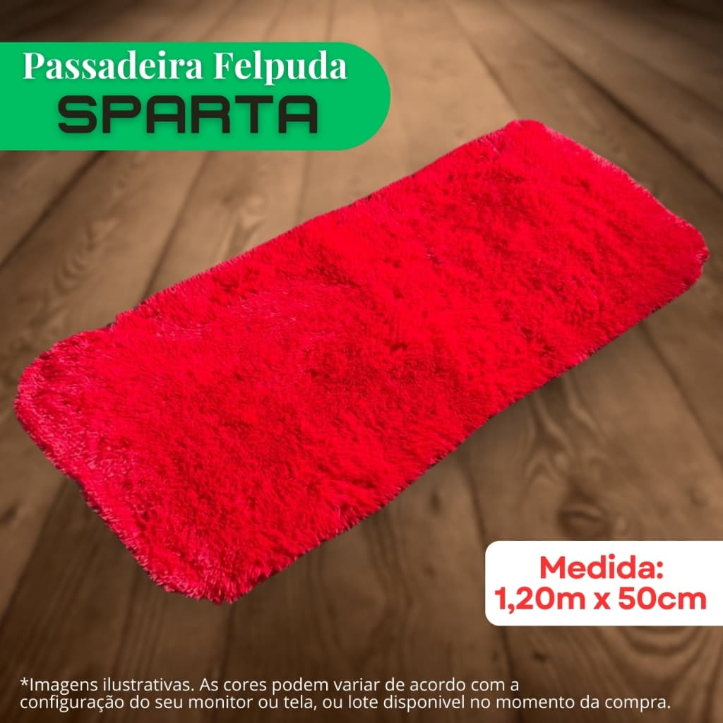 Kit 2 Tapete 1,20x0,50 Peludo Macio Passadeira Quarto Corredor