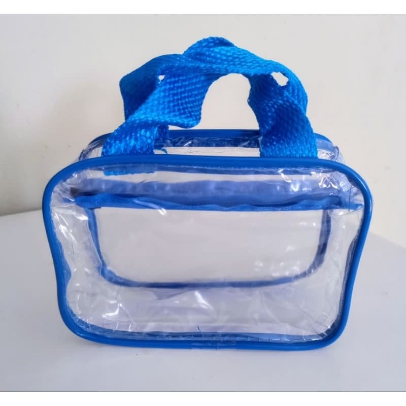 kit 02 Nécessaire tipo cristal organizador de maquiagem 12x15cm