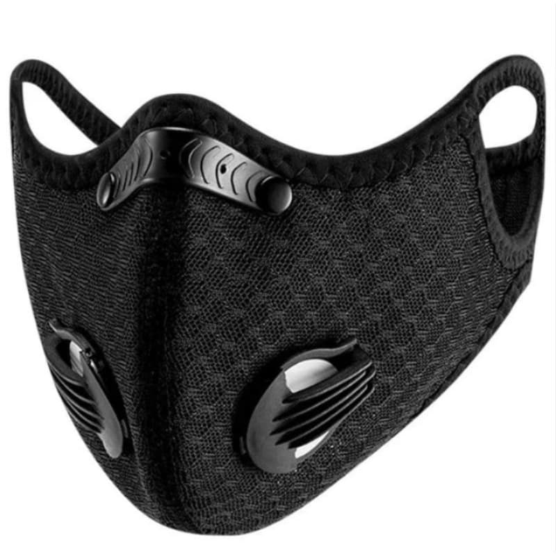 Máscara Respiratória Esportiva com válvula Bike Ciclismo caminhada corrida esporte