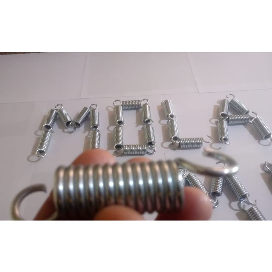 5 Molas para Jump de Academia Mini Cama Elástica E Trampolim Em Aço (8cm)