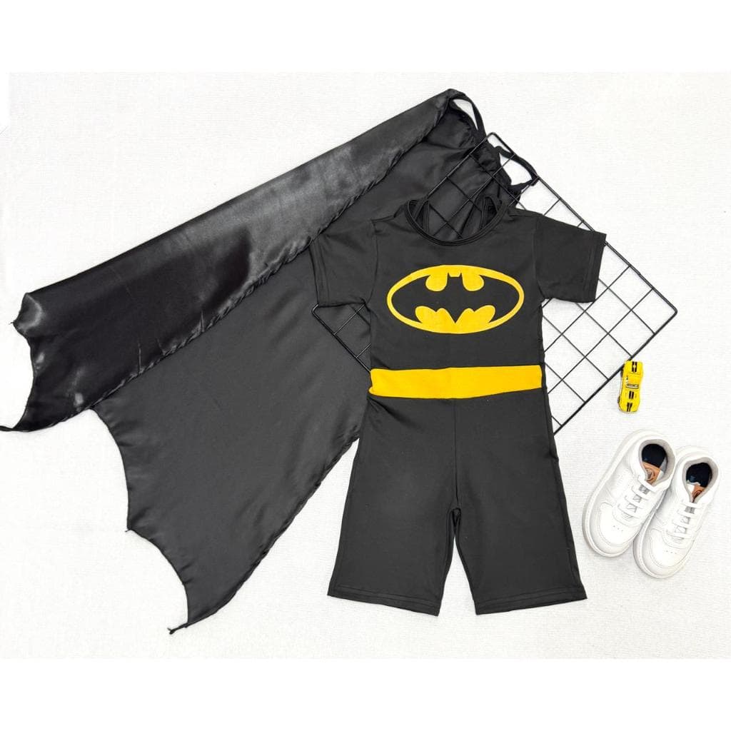 Fantasia Infantil Batman Carnaval Festa Criança Infanto Juvenil de 1 a 14 anos Super Herói Menino Temático