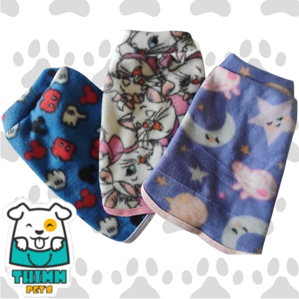 Roupa Pet, Roupa de frio para cachorro e gatos, roupa soft KIT COM 3