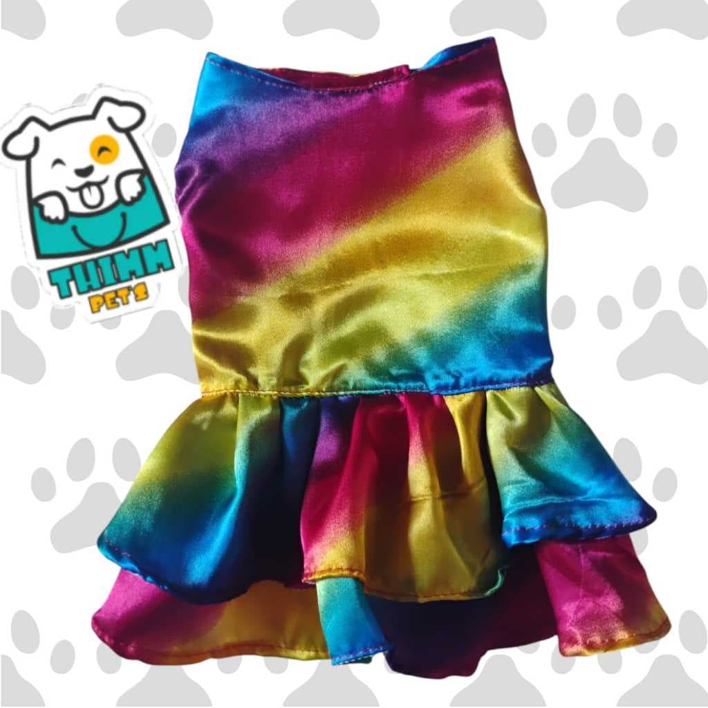 Vestido Pet para cachorro e gatos de todos os tamanhos, Vestido carnaval